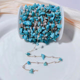 1M Crystal Irregular Stone Chains for DIY Jewelry Making