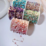 1M Crystal Irregular Stone Chains for DIY Jewelry Making