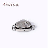 18K Plated Buckle End Clasp Connectors for DIY Pearl/Beads Jewelry