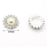10-Piece Crystal Pearl Wedding Jewelry Set