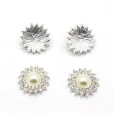10-Piece Crystal Pearl Wedding Jewelry Set