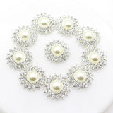 10-Piece Crystal Pearl Wedding Jewelry Set