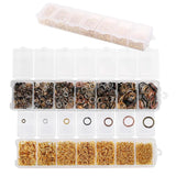 1370PCS Open Jump Ring Connectors DIY Jewelry Making Supplies Set