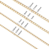 5 Yards Golden Silver Aluminium Twist Chains for DIY Bracelets Necklaces