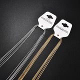 Stainless Steel Round Snake Chain Necklace 0.9/1.2/1.5mm