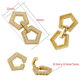 CZ Clasp Hooks for Women's Jewelry Making Supplies