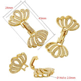 CZ Clasp Hooks for Women's Jewelry Making Supplies