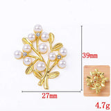 10Pcs Pearl Water Rhinestone Branch Jewelry Wedding Hair Accessory