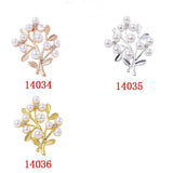 10Pcs Pearl Water Rhinestone Branch Jewelry Wedding Hair Accessory