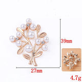 10Pcs Pearl Water Rhinestone Branch Jewelry Wedding Hair Accessory