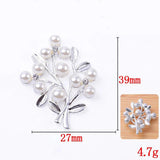 10Pcs Pearl Water Rhinestone Branch Jewelry Wedding Hair Accessory