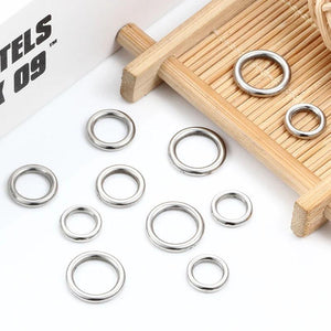 Stainless Steel Seamless Rings Jewelry Making Supplies