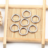 Stainless Steel Seamless Rings Jewelry Making Supplies