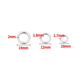 Stainless Steel Seamless Rings Jewelry Making Supplies