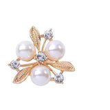10Pcs 24 * 26mm Alloy Leaf Flower Heart Pearl Rhinestone Hair Accessories Diy