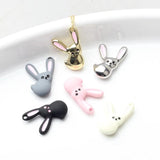 10pcs Rabbit Animal Pendant Charms DIY Jewelry Making Accessories