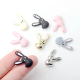 10pcs Rabbit Animal Pendant Charms DIY Jewelry Making Accessories