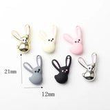 10pcs Rabbit Animal Pendant Charms DIY Jewelry Making Accessories