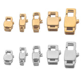 4pcs Stainless Steel Square Buckle Lobster Clasps Hooks for DIY Jewelry Making