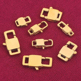 4pcs Stainless Steel Square Buckle Lobster Clasps Hooks for DIY Jewelry Making