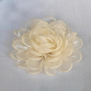 5PCS Large Organza Flower DIY Wedding Clothing Decoration