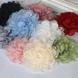 5PCS Large Organza Flower DIY Wedding Clothing Decoration