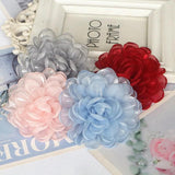 5PCS Large Organza Flower DIY Wedding Clothing Decoration