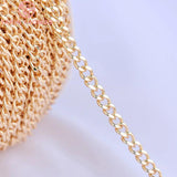 2M Chain Link 4x5MM 24K Brass Necklace Bracelet Chains DIY Jewelry Findings