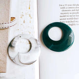 Acrylic Eardrop Round Shape Earring Charms 20pcs