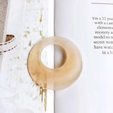 Acrylic Eardrop Round Shape Earring Charms 20pcs