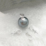 5pcs/Lot Sterling 925 Silver Pendant Fittings for DIY Pearl Gems Jewelry