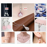 5pcs/Lot Sterling 925 Silver Pendant Fittings for DIY Pearl Gems Jewelry