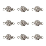 DIY Brass Rose Jewelry Box Clasps Findings for Flower Links Bracelet Necklace