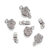 DIY Brass Rose Jewelry Box Clasps Findings for Flower Links Bracelet Necklace