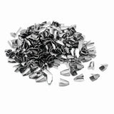 100pcs 316L Stainless Steel Crimp End Beads Caps for DIY Necklace Making