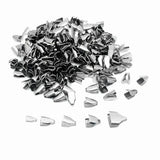 100pcs 316L Stainless Steel Crimp End Beads Caps for DIY Necklace Making