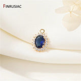 14K Plated CZ Pendant for Jewelry Making DIY