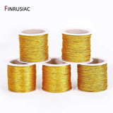 Gold/Silver Thread Cord Rope for DIY Jewelry Making