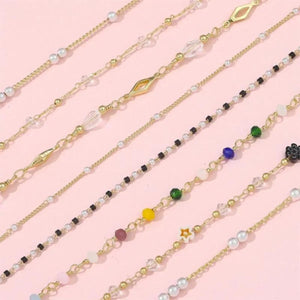14k Pearl Zircon Chain DIY Bracelet Necklace Earrings