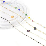 14k Pearl Zircon Chain DIY Bracelet Necklace Earrings
