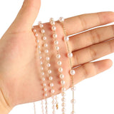 1 Meter Stainless Steel Pearl Chain for Jewelry Making Supplies