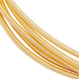 5Pcs 18K Spiral Copper Wire 1.6mm French DIY Necklace Jewelry Making