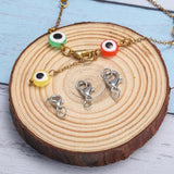 50pcs Metal Lobster Clasp With Jump Rings for DIY Chain Jewelry Making