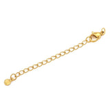 10pcs Stainless Steel Extension Chains Lobster Clasps DIY Jewelry Making