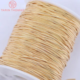 2M 1.1MM 24K Brass Round Necklace Chains DIY Jewelry Findings