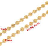 1 Meter Stainless Steel 5mm Flower Choker Necklace