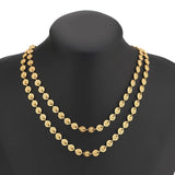 1 Meter Stainless Steel 5mm Flower Choker Necklace