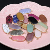 3pcs Quartz Agate Pendant Jewelry Making Necklace Charms Gift