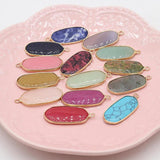 3pcs Quartz Agate Pendant Jewelry Making Necklace Charms Gift