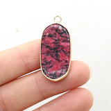 3pcs Quartz Agate Pendant Jewelry Making Necklace Charms Gift